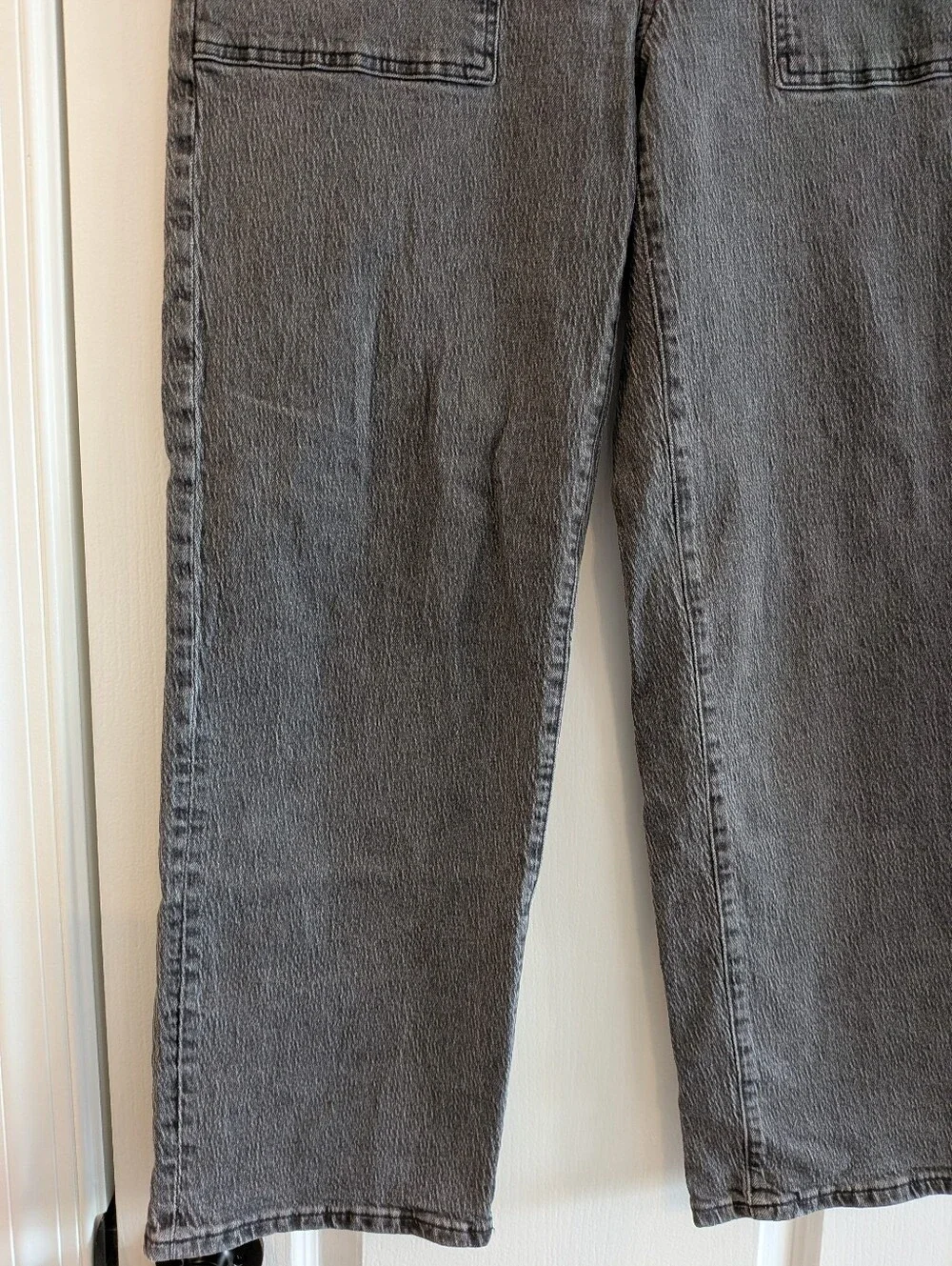 Madewell The Perfect Vintage Wide-Leg Jean Windhaven Wash Patch-Pocket Size 29